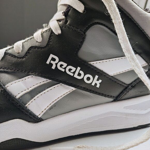 Men's Reebok Royal 2 High Top Sneakers Black Grey Basketball Shoe US Size 9.5 - Picture 11 of 13